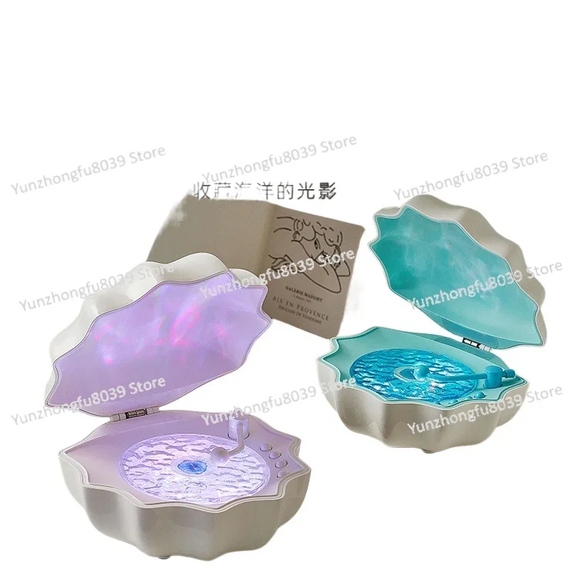 

Shell lamp vinyl bluetooth audio mini speaker soothing white noise desktop high birthday christmas gift boys and girls