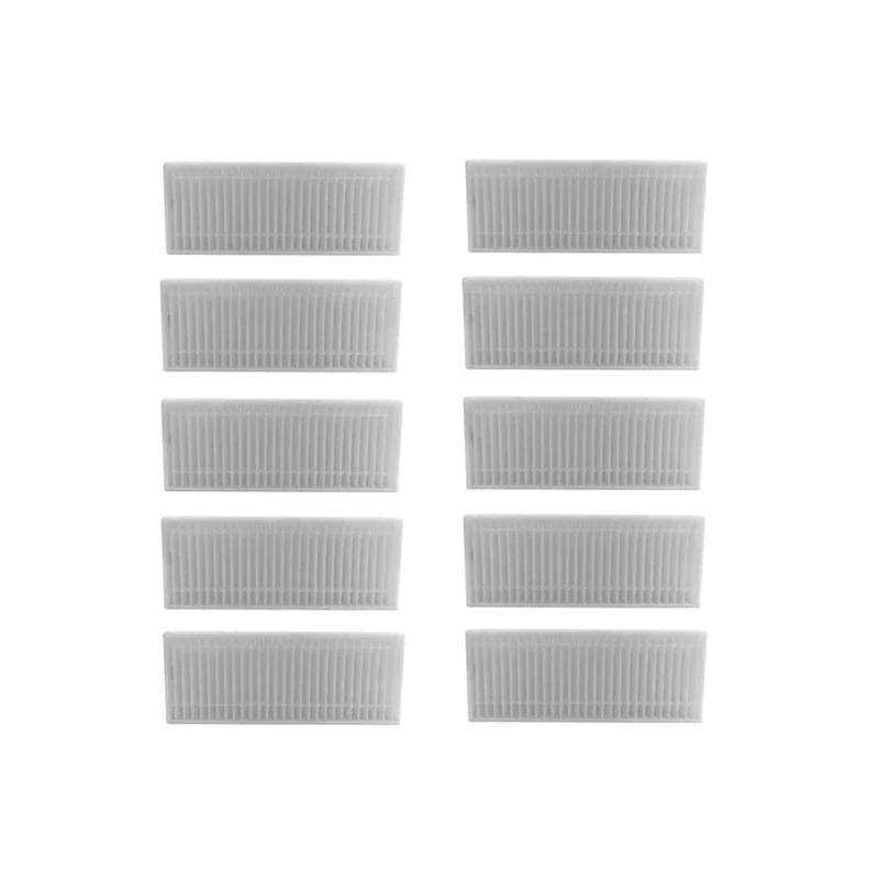 10pcs Robot Vacuum Cleaner HEPA Filter for EZVIZ RE4 + RE4 Plus Robotic Vacuum Cleaner Spare Parts Accessories Replacement