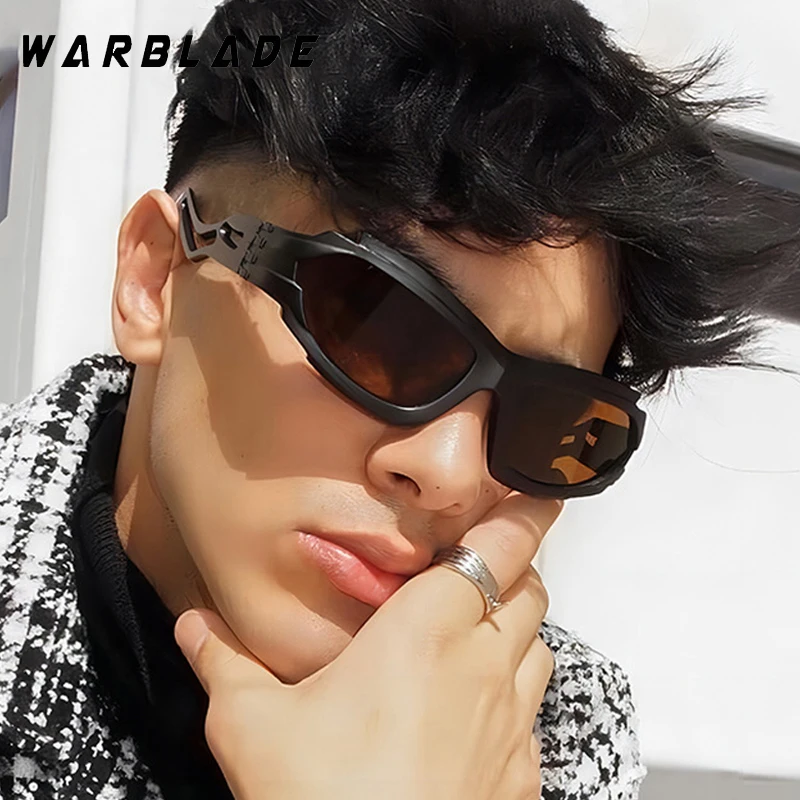 النظارات الشمسية الرجال امرأة Y2K موضة خاصة شكل فاسق شخصية النظارات الشمسية في الهواء الطلق الدراجات نظارات رياضية UV400 lrest دي سول