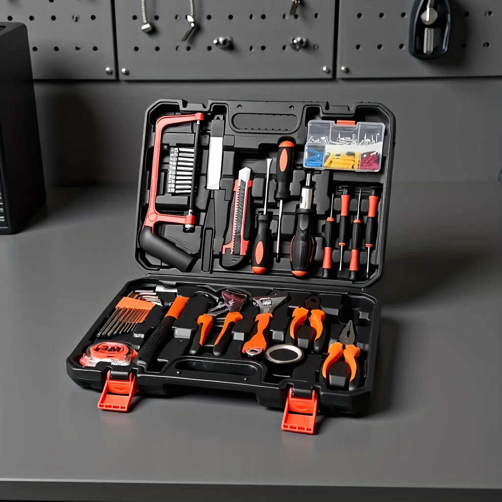 102 ensembles d'outils, mallette à outils, ensemble d'outils, boîte à outils, boîte à outils, ensemble d'outils robuste.