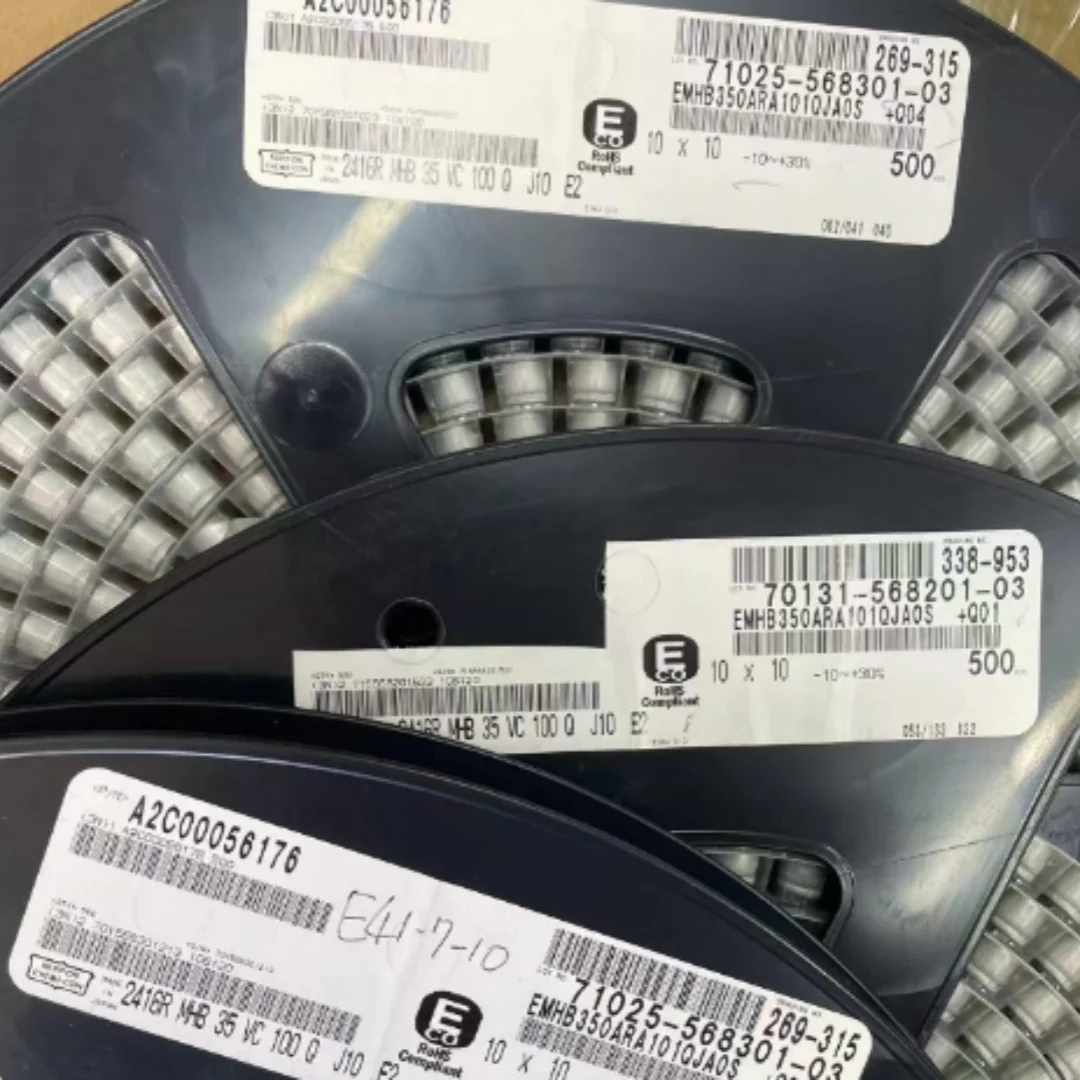 100UF 35V Japanese Black Diamond SMD surface mount capacitor 35V100UF 10*10 MHB military grade