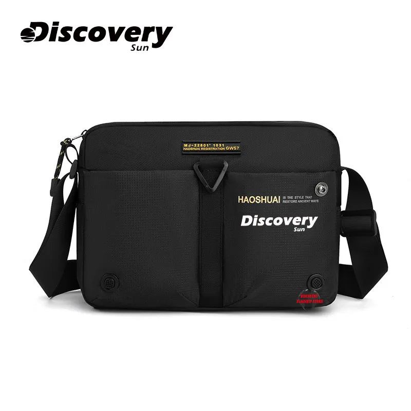 DISCOVERY-SUN crossbody bag, leisure multifunctional small travel bag, fashionable nylon shoulder bag, youth multiple pocket bag