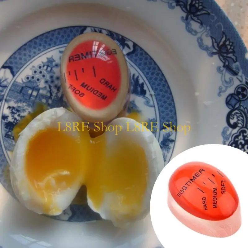 L8RE Convenient Eggs Cooked Degree Boiled Color Changing Indicators Eggs Boil Indicators