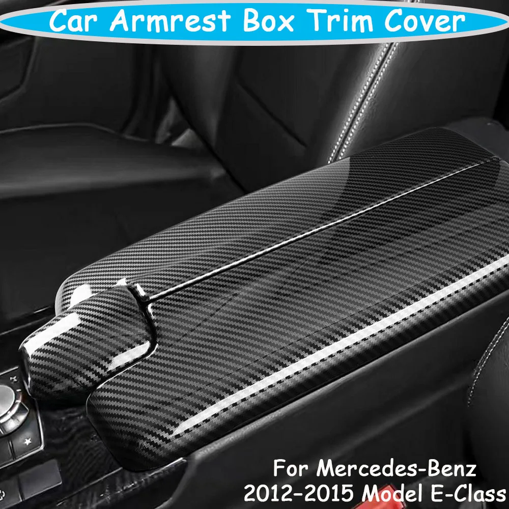 

Car Decorative Protective Cover For Center Console Armrest, For Mercedes-Benz W212 E200, E260, E300