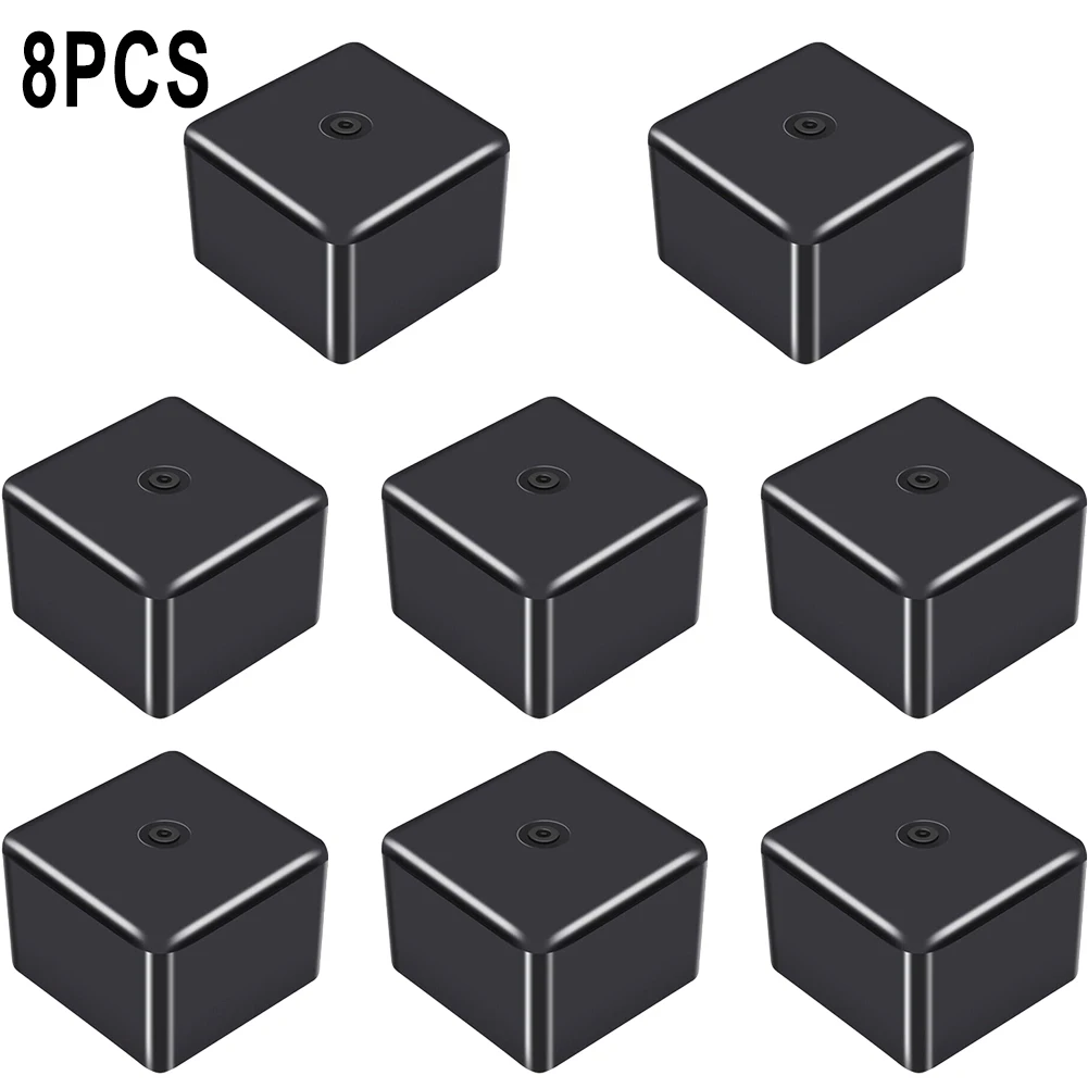 Cover Cap End Cap PC Plastic PV Profile Parts Replacement Set Solar Rail Spare Parts 40 X 40 Mm 8pcs Accessories