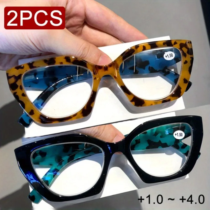 Aliexpress 2/3pcs  0~ +4.0 Anti-blue Light Reading Glasses Plus Diopter Eyewear Vintage Women Large  Trendy HD Lens Far Sight Eyeglasses - Aliexpress Deal