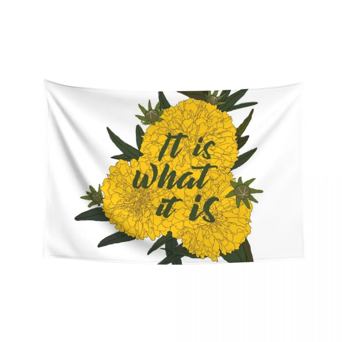 

It is what it is Flower Tapestry Aesthetic Room Decor Korean Wallpaper Bedrooms Decorations Wall Hanging Wall Tapestry
