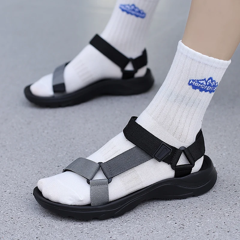 Herren Sandalen Neue Sommer Oberbekleidung Sandalen Strandschuhe – Detail 29