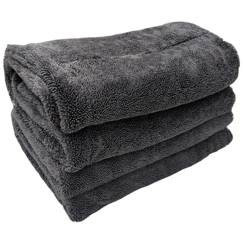 40x40cm 40x60cm 60x90cm Car Wash Microfiber Towel Plush Cleaning Drying Cloth Car Care Cloth Detailing Polishing