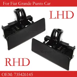 RHD / LHD Car Glove Box Front Lid Handle Catch Black Fit For Fiat Grande Punto Car Accessories 735426145