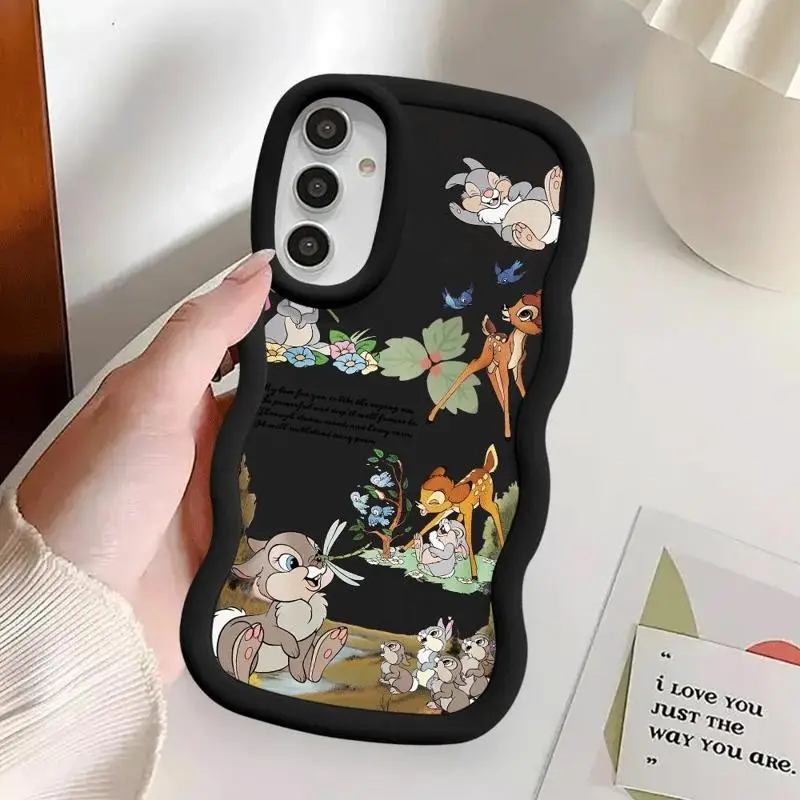 Bambi Thumper Rabbit Phone Case para Samsung Galaxy, funda de silicona para Samsung Galaxy A54, A53, A14, A52, A13, A12, A33, A51, A23, A24, A21S, A32, A73, A22