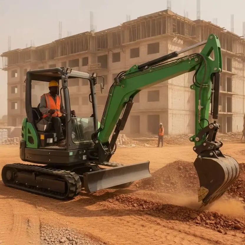 

Custom 4T Compact Excavator for Rural Culvert Expansion Works CE Euro 5 Construction Equipment System