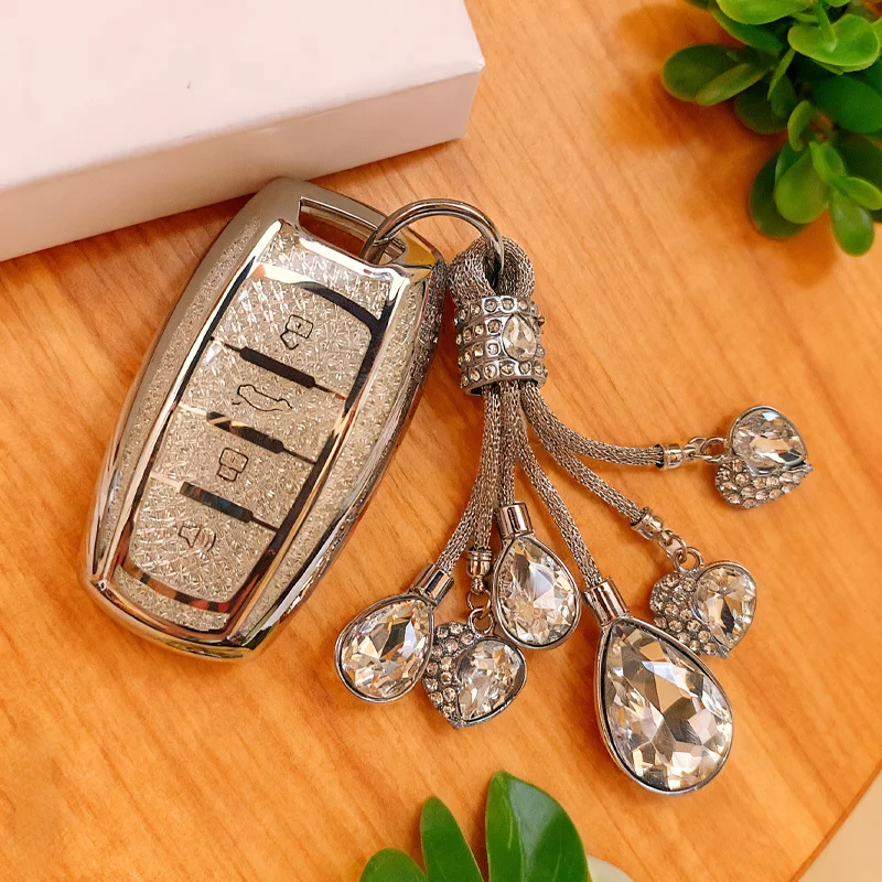 White Diamond TPU für Great Wall Haval Jolion 2022 H6 H7 H4 H9 F5 F7 F7X F7H H2S GMW Dargo Smart Remote Autoschlüsseletui Cover Fob