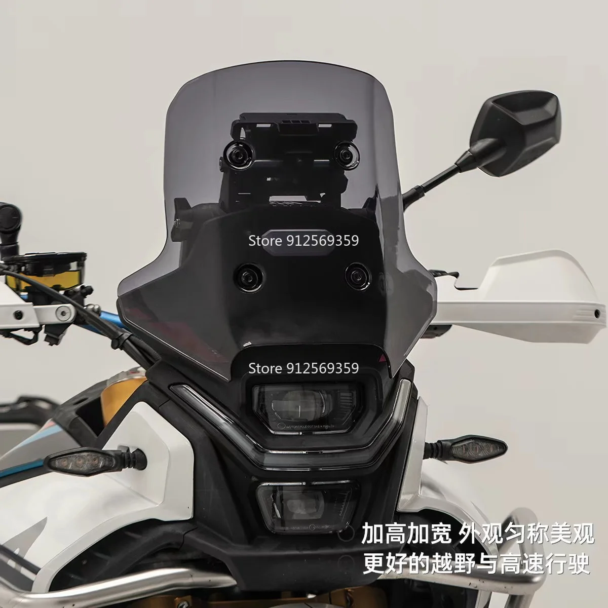 Windshield Modification Heightened And Widened Motorcycle Windscreen Deflector Accessories For CFMOTO 450MT 450 MT 450-MT