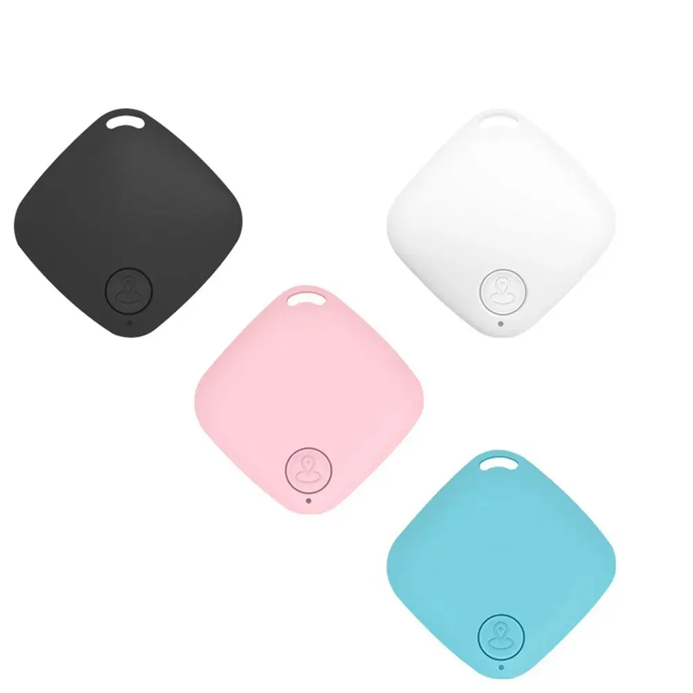 Cute Wide-use Portable Mini Bluetooth-compat Pet Locator Anti-steal Anti-lost Item Tracker Key Finder Pet Tag Anti-Lost Alarm