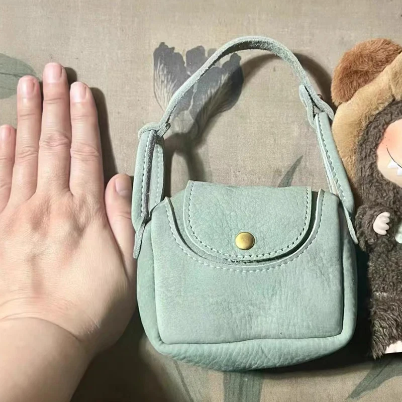 Fashion Super Cute Mini Box Bags For Women Luxury Designer Handbags Purses 2026 New In PU Grain Top Handle Button Chain Shoulder - view 3