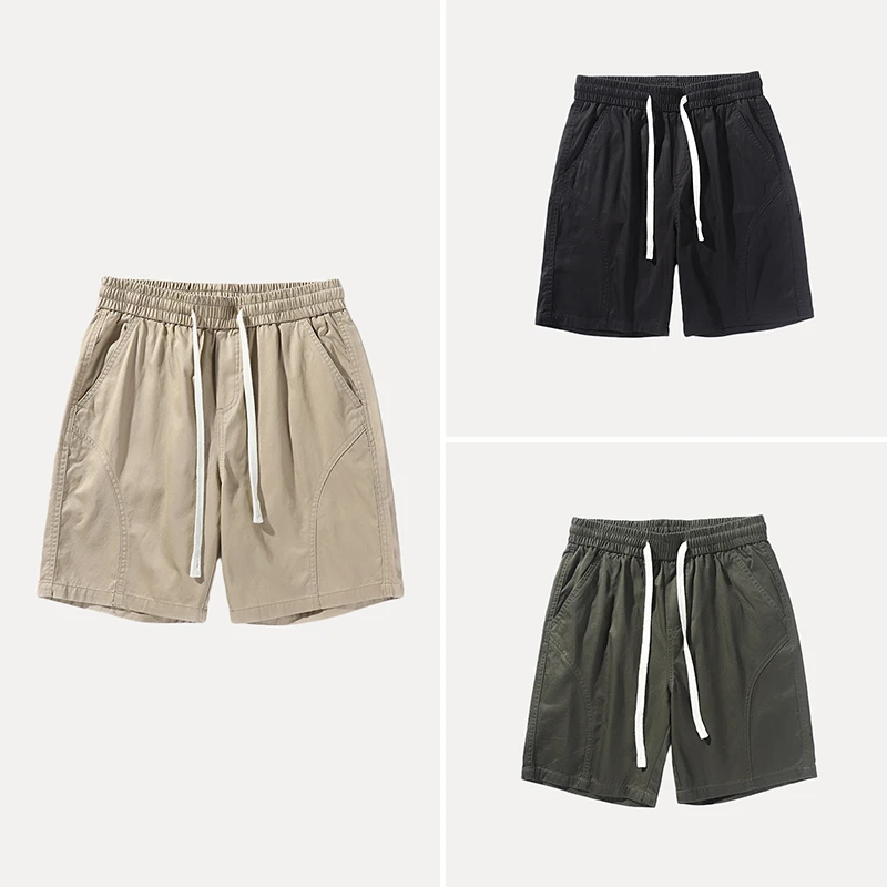 

Loose Straight Leg Workwear orts Faionable Spor Sle Summer 2025 Men's Casual Pants Loose Fit Classic Japanese Sle