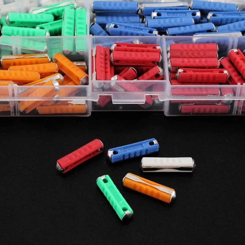 200Pcs Car Fuses Ceramic Torpedo Fuses 5A 8A 16A 25A 40A Set Torpedo Bullet Automotive Fuse For Electrical Supplies