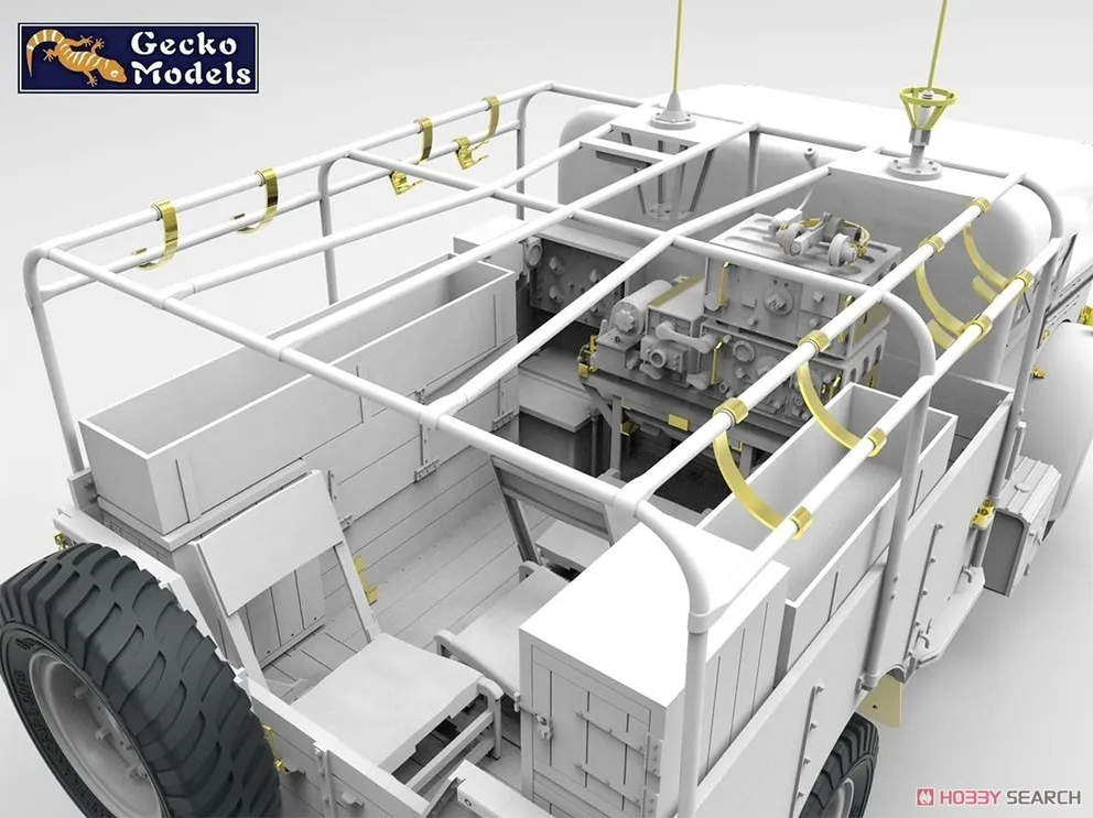 Gecko 35GM0061 1/35 WWII British MWR FFW Radio Command Truck Scout Car Plastic Building Hobby Craft Toy Assembly Model Kit