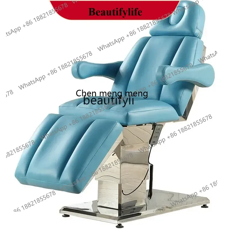 

D178 D9 Manufacturer electric beauty bed stainless steel micro-finishing beauty salon pedicure chair tattoo embroidery transplan