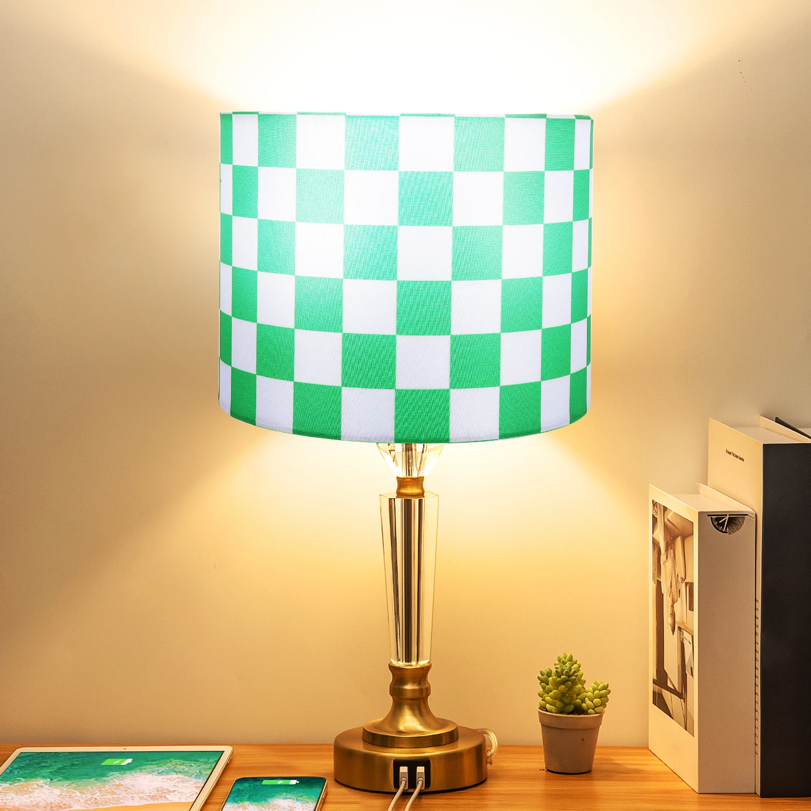 

Linen Lampshade Black Checkered Flag Checkerd Shades Checkerboard Square Checkard Floor