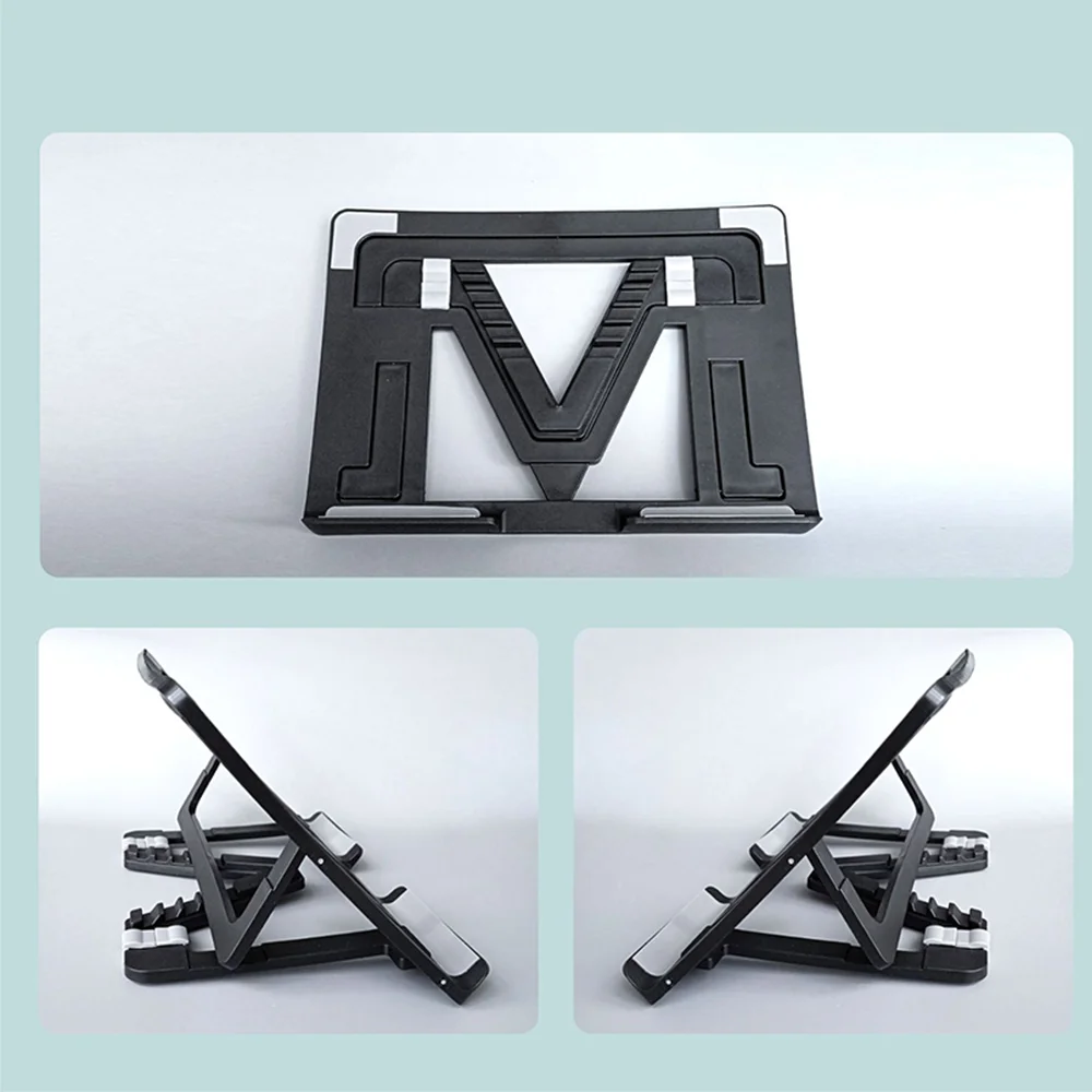 

Laptop Stand Multi-Angle Heat-Vent Dissipation Silicone Stand Ergonomic Height Angle Adjustable Laptop Holder Base Notebook