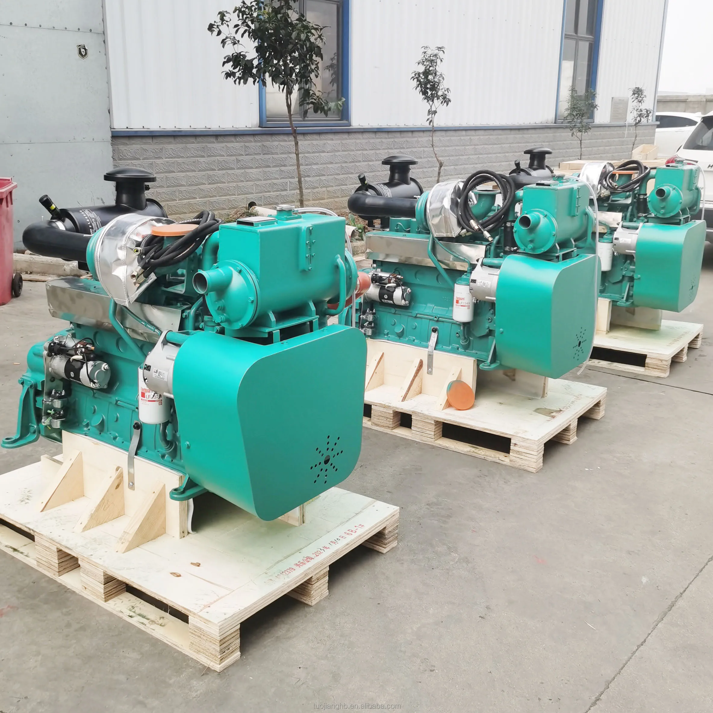 Genuine New 100KW 1500RPM 4-stroke Machinery Enignes Diesel Generator Power Marine Boat Inboard 6BTA5.9-GM100 Engine Assembly
