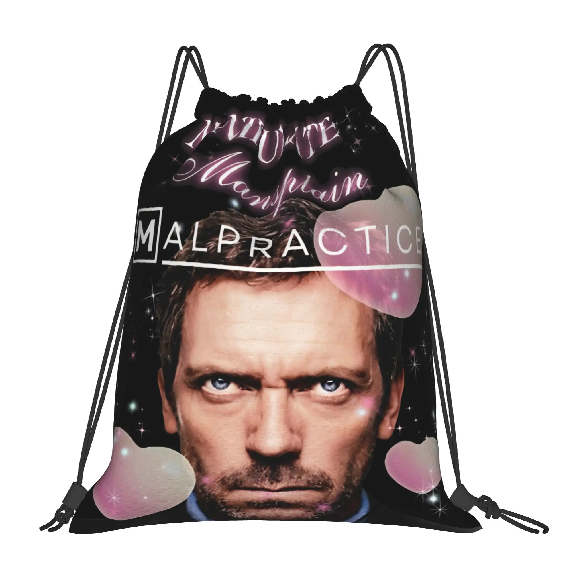 Drawstring Bag House Dr Gregory Backpack  Foldable Foldable Football Gym Sackpack String Bags For Women