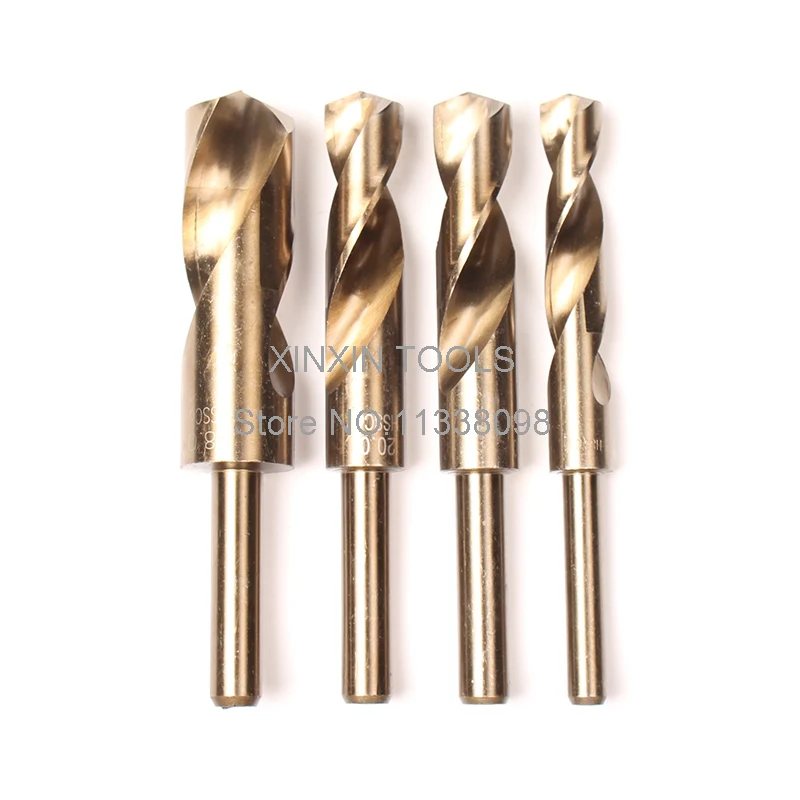 1/2 inch Dia Reduced Shank HSS-CO Twist Drill Bit 14.0mm-30.0mm Blade For Bore Machining (14/15/16/17/18/19/20/22/25/28/30mm)