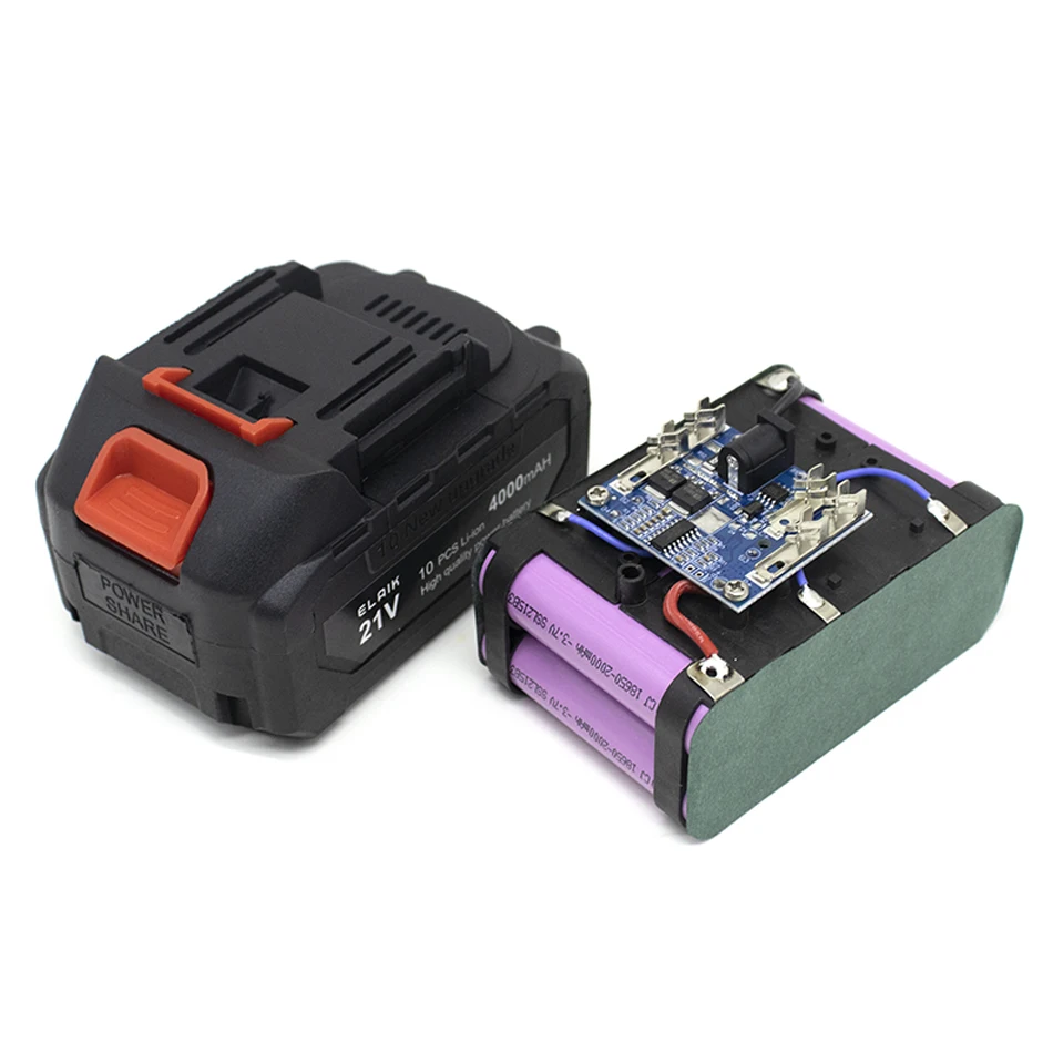 21V 4AH high-power durable lithium battery, charger, suitable for Makita 21V series electric tool