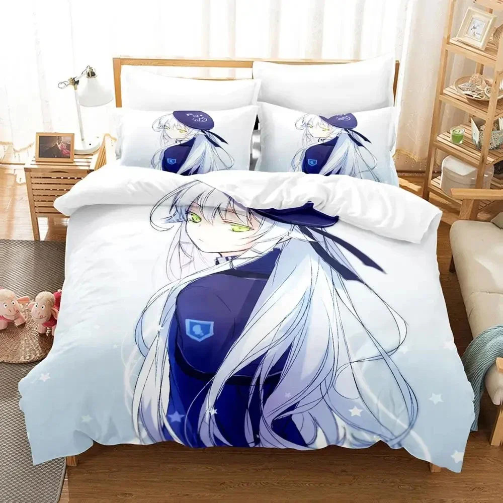 

Anime Legend of Heroes Bedding Set Duvet Cover Bed Set Quilt Cover Pillowcase Comforter king Queen Size Boys Adult Bedding Set