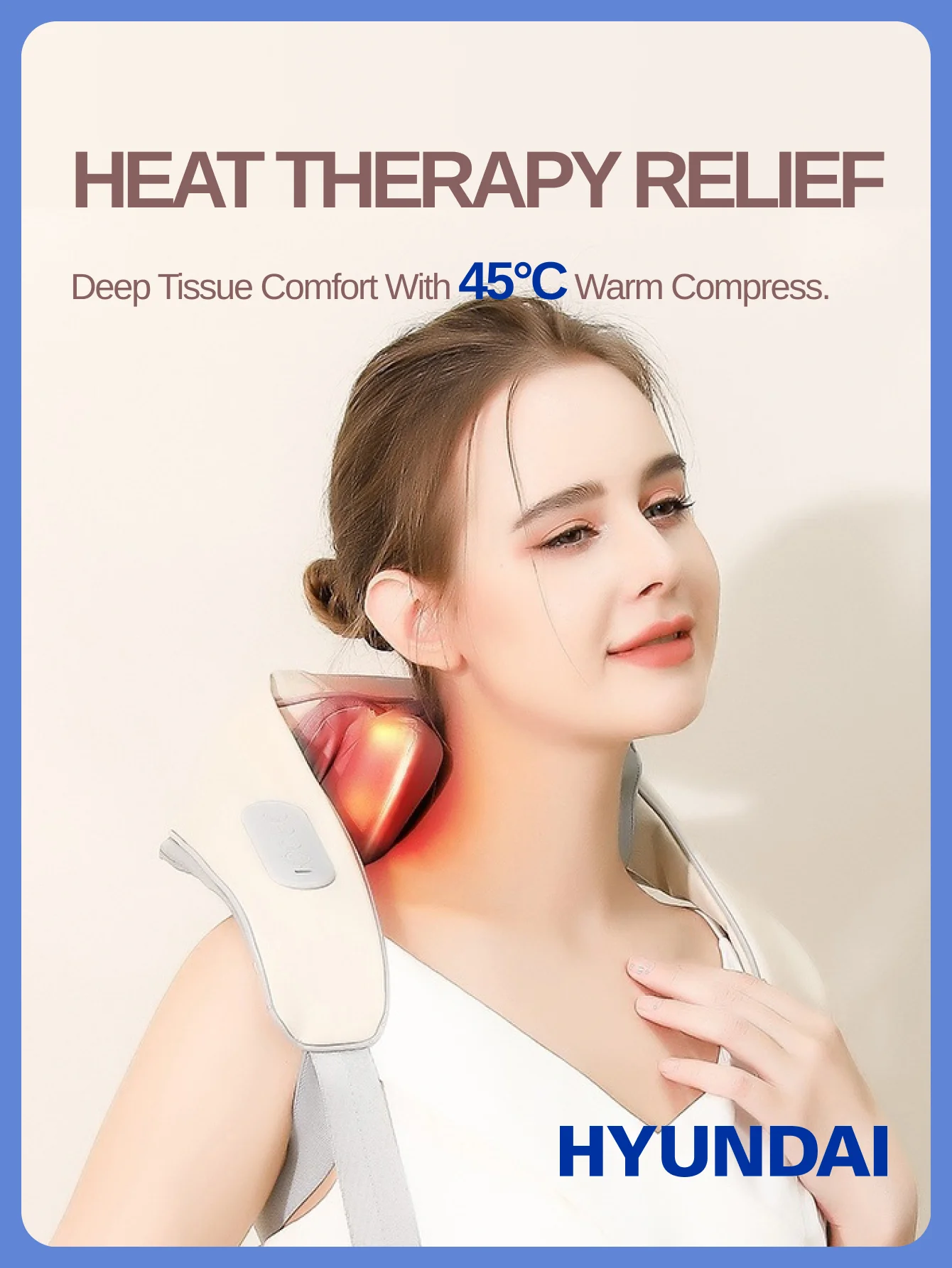 

Deep Kneading Trapezius Muscle Heating Wireless Shiatsu Neck & Shoulder Massager with Cervical Massage Shawl