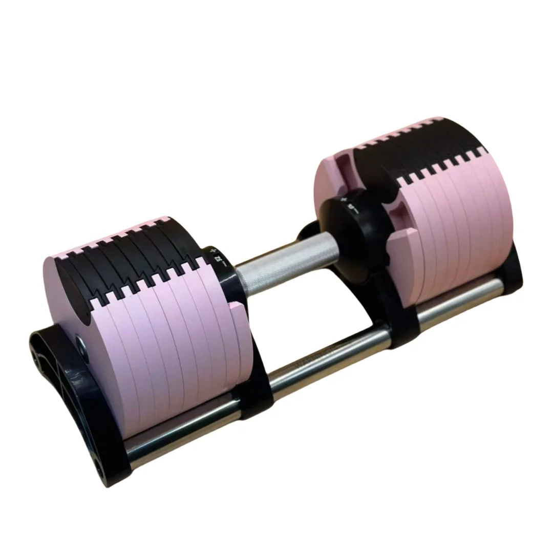 

Adjustable Plating Free Weight Dumbbell Plating Pair of Adjustable Dumbbell Increments 1kg/4kg with Dumbbell Rack