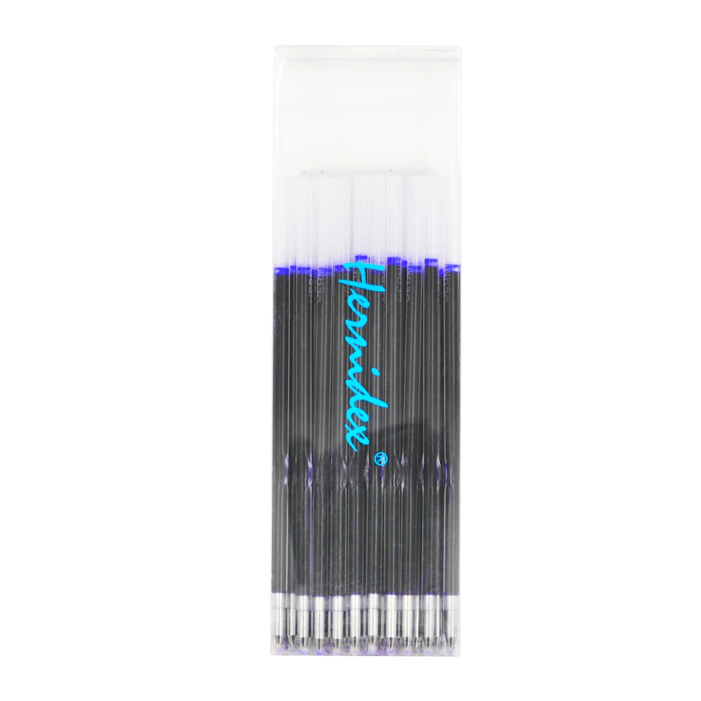 50pcs HERNIDEX HD-128 Ball Pen Refills Black, 0.7mm Retractable Pen Cartridges, Smooth Writing Ink, Compatible with HD-128 Pens