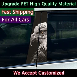 Soaring Eagle Car pillar Stickers Doors Auto Center Waterproof for Audi BMW Mercedes Ford VW Toyota Nissan Kia Hyundai Skoda