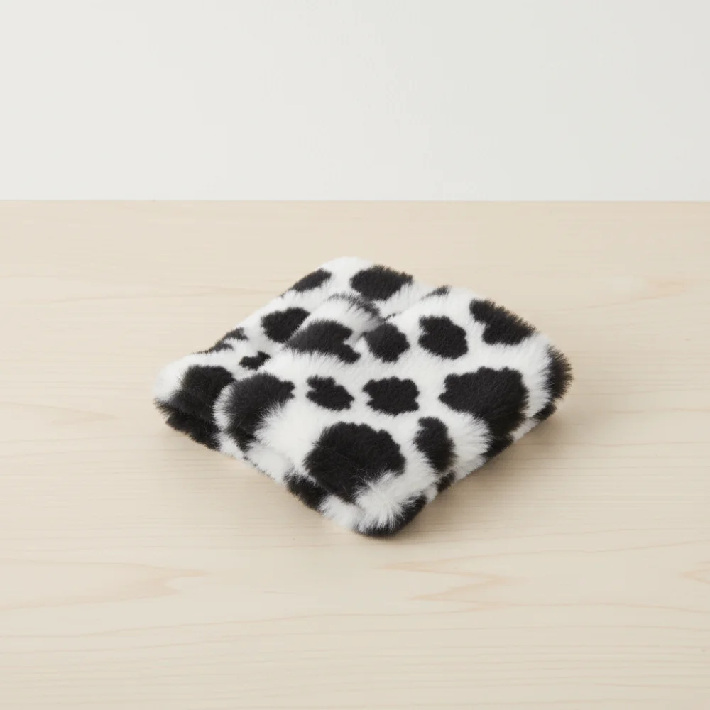 Thickened Fingerless Furry Gloves Elastic Cuff Fleece Lined Half Finger Mittens Warm Keeping Fluffy Texture Wrist Sleeve