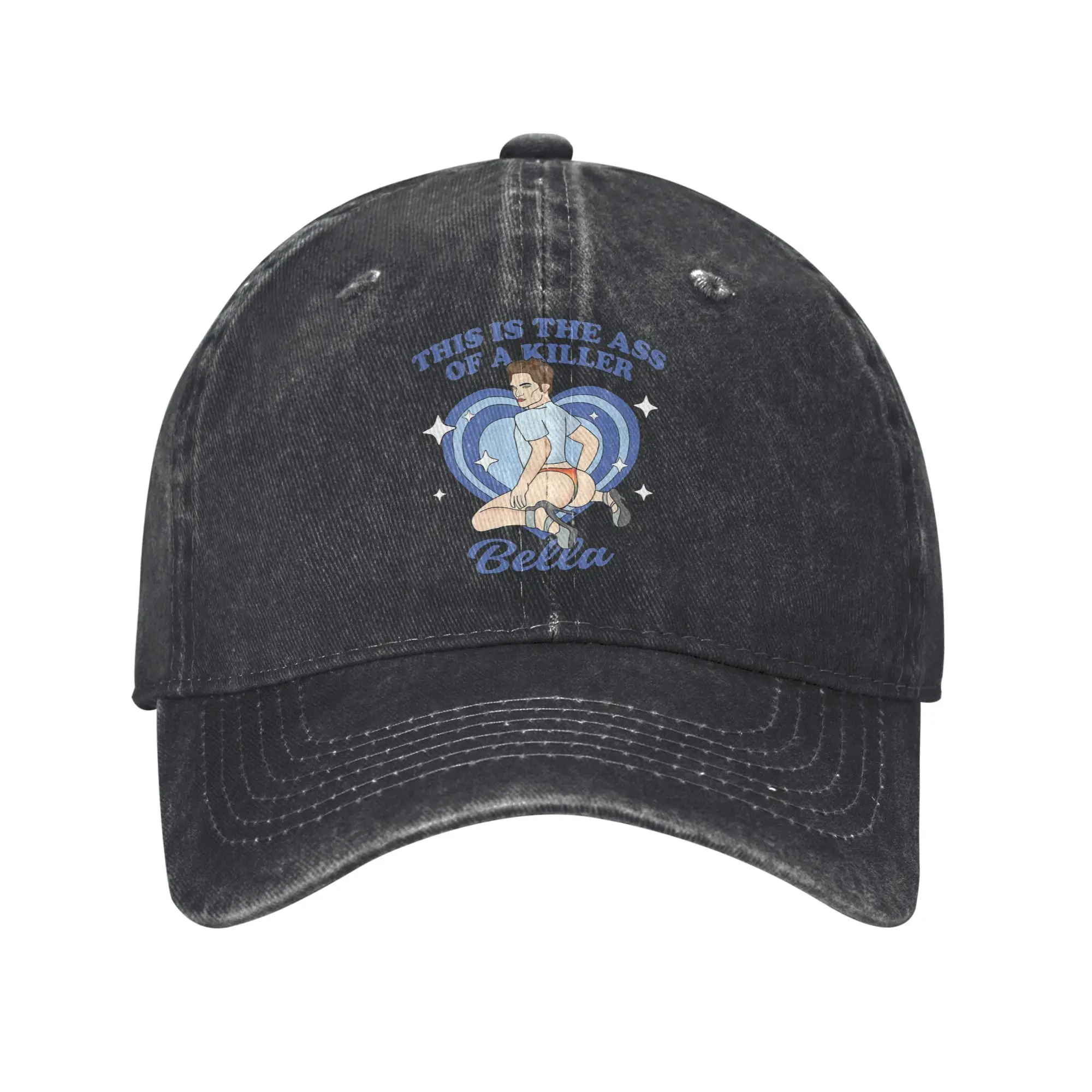 Vintage This Is The As Of A Killer Bella Edward Cullen Twilight Baseball Cap Distressed Denim Washed Snapback Hat Hats Cap