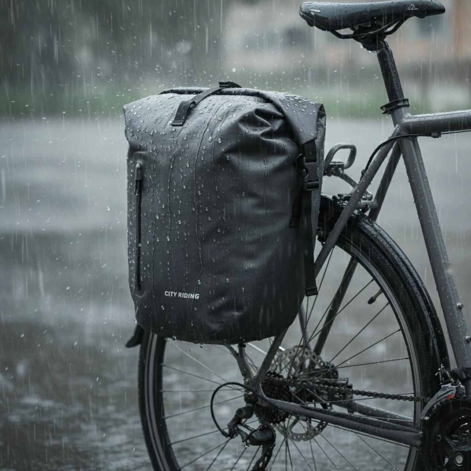 Tas Rak Belakang Tahan Air 600 - Cycling Gear Rack ulasan dan harga