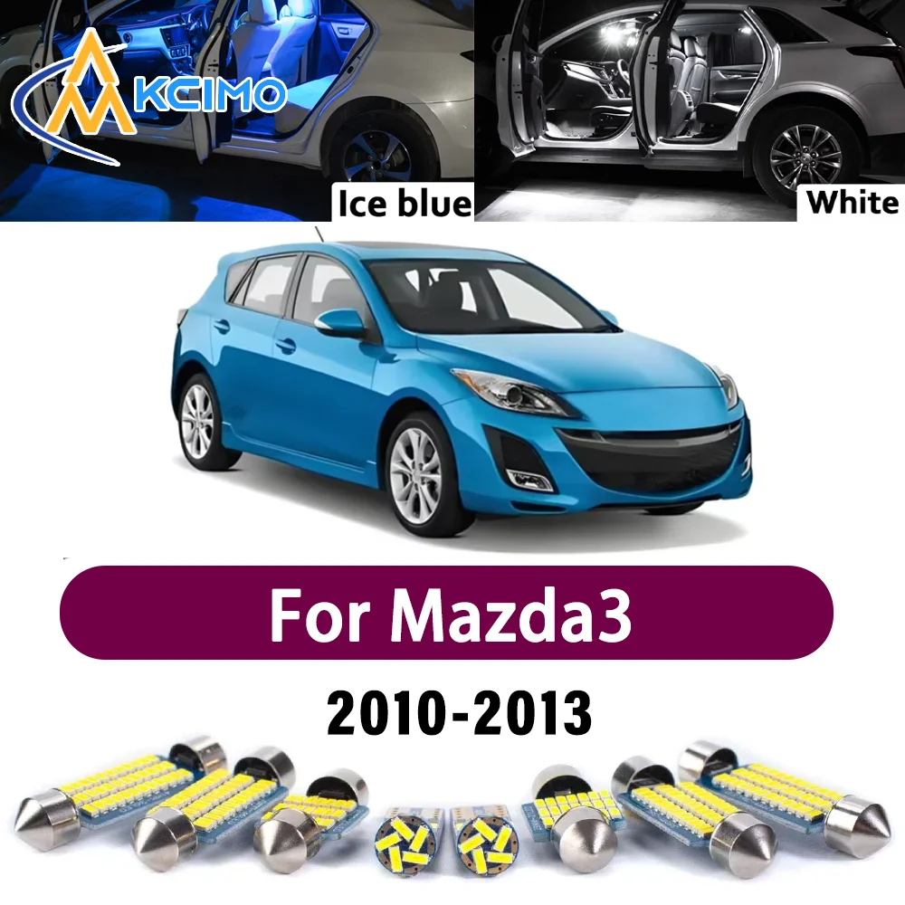 High-Quality Light Bulb For Mazda3 2010-2013 Premium Easy Install Bright Interior Reading Mirror Error-Free Easy Install Lights