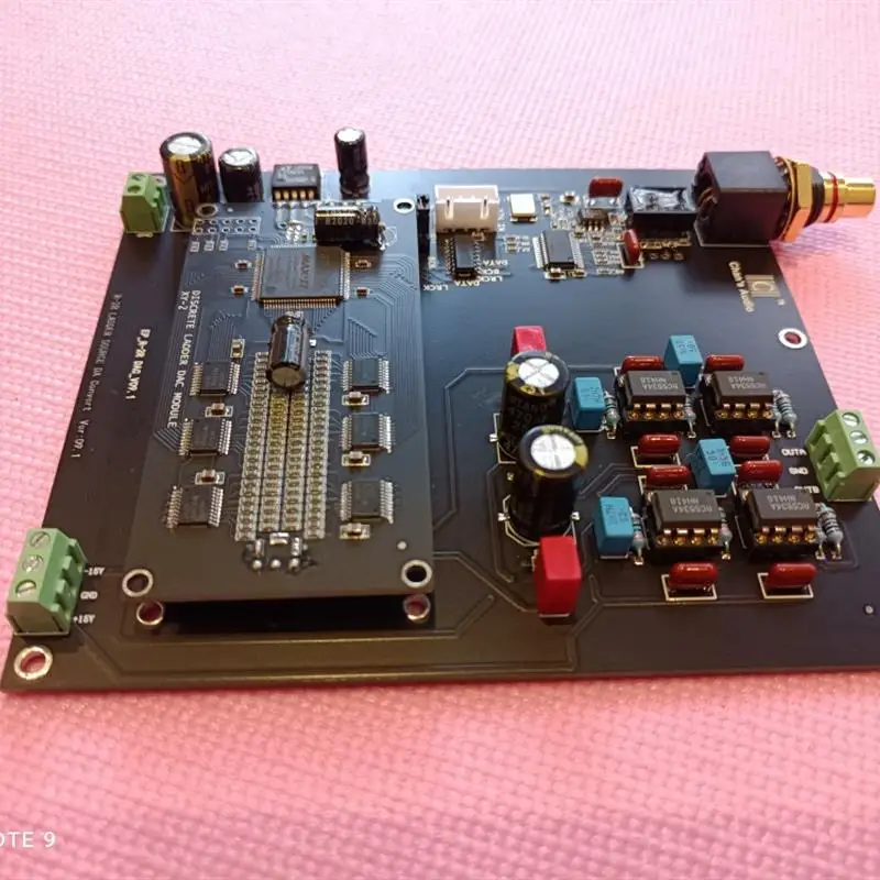 New Positive and negative DAC complementary R2R decoder board PCM24-bit discrete resistance ladder decoder board