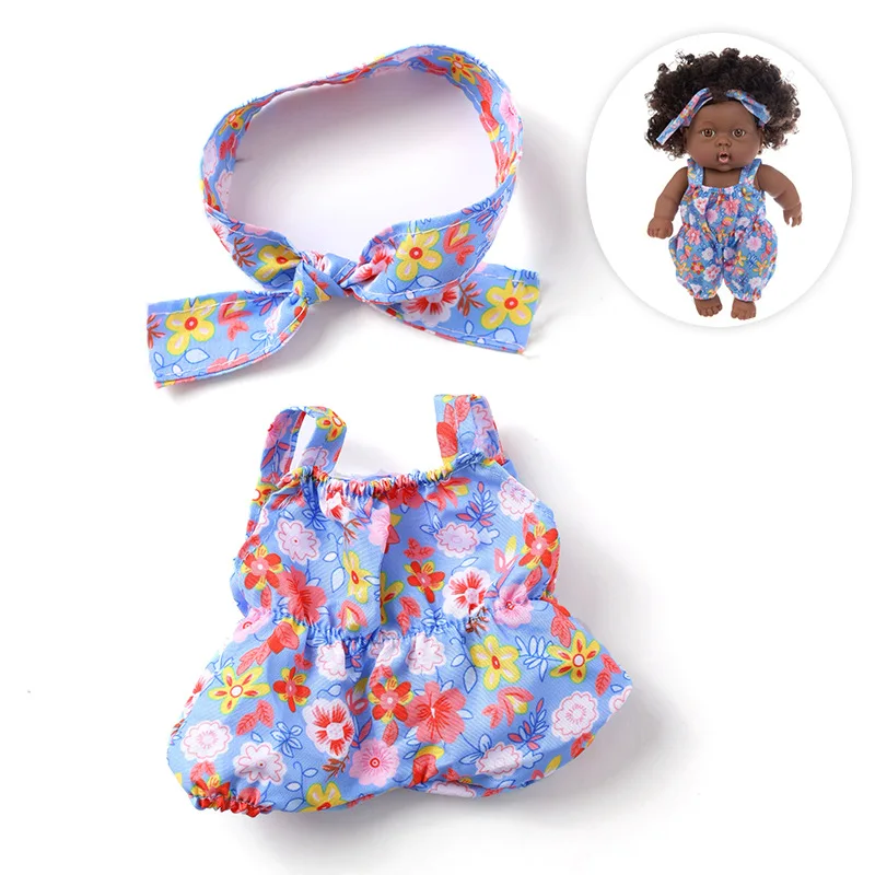 

8-inch European and American rebirth doll clothing set, simulating baby dress-up clothes