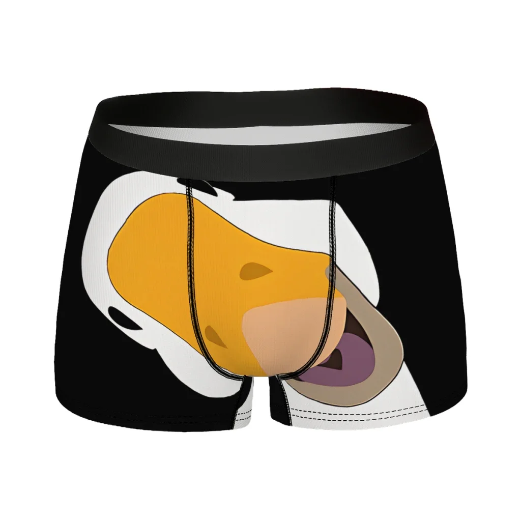 Funny Face Design Goose Underpants Breathbale Panties Men's Underwear Sexy Shorts Boxer Briefs