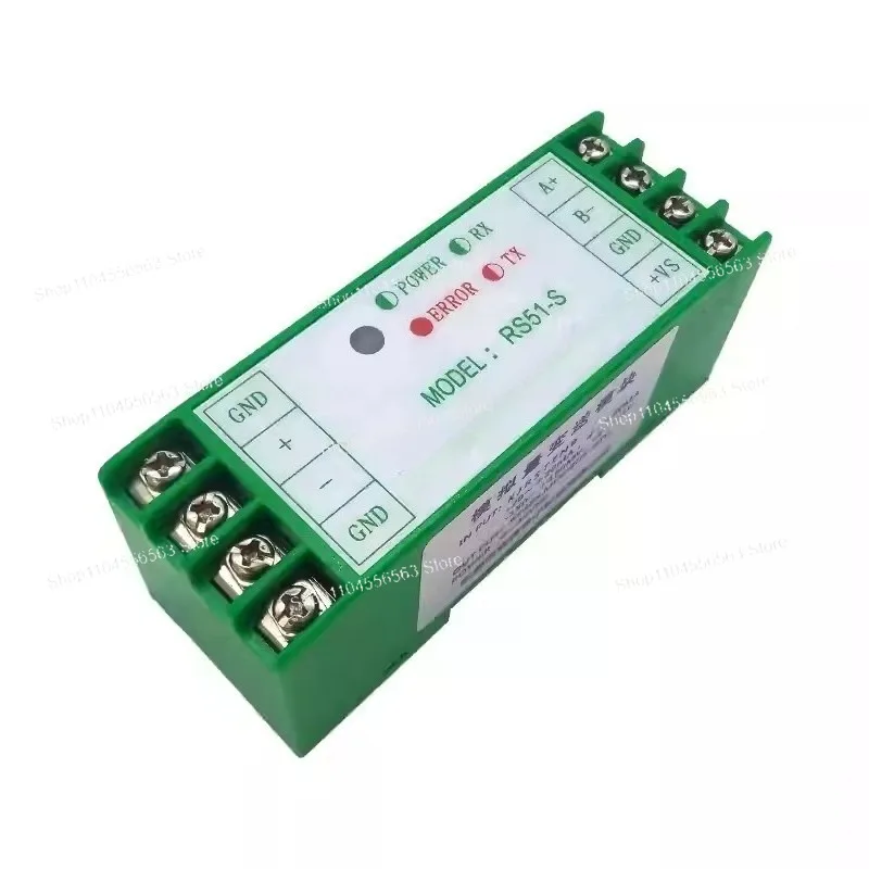 RS51-S Thermocouple Temperature Acquisition Module - 4-20mA Current/Voltage to RS485 Signal Isolation Transmitter