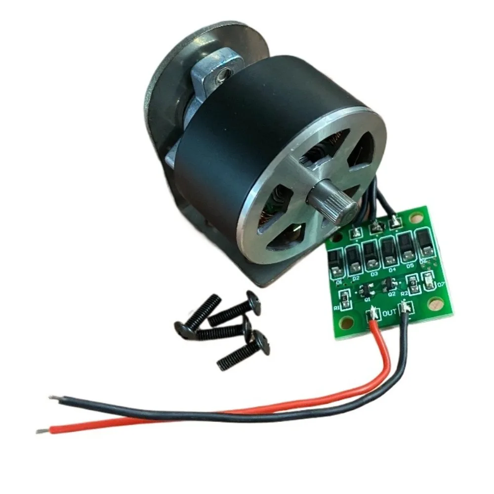 Metal Methanol Engine Retrofit Generator 12v DIY Parts Engine Model Generator Model Rectifier Plate Screw Pulley Accessories