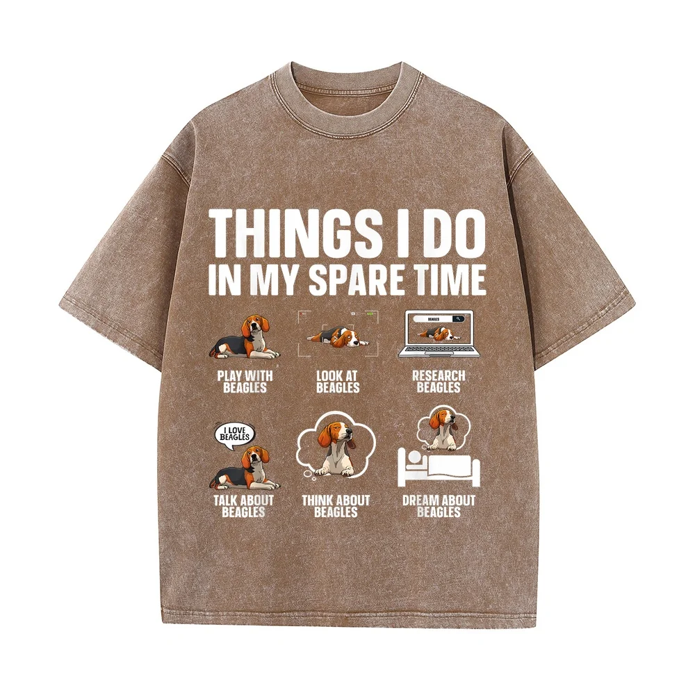 Funny Beagle Design for Men Women Hound Dog Lovers T-Shirt Футболка Y2k Ropa Hombre Summer Big Size Puppy Fan Animal Lover