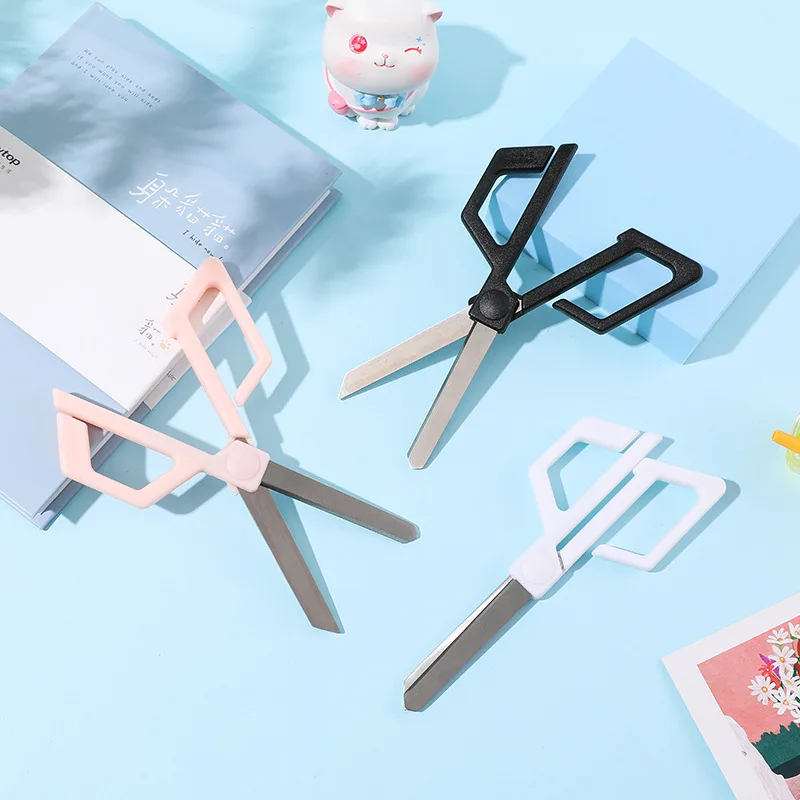 الكورية Instagram نمط الحد الأدنى مقص المكتب المنزلي طالب المتوسطة DIY بها بنفسك حساب اليد ورقة قطع مقص مقص الأعمال #4