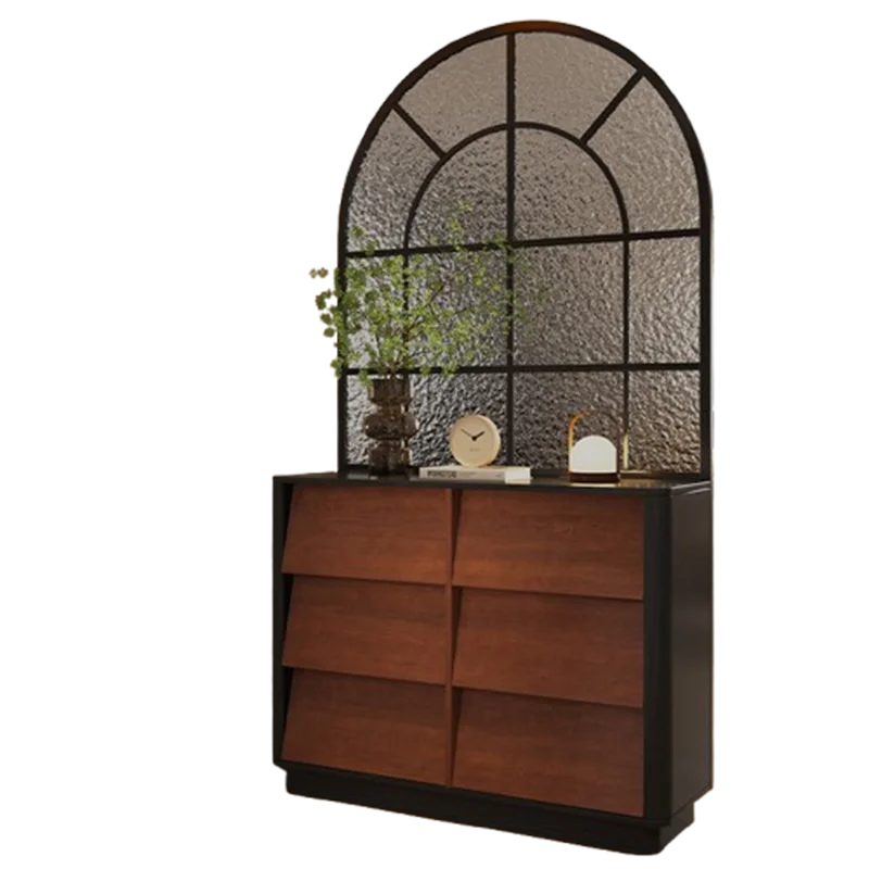 Luxury Mid Century Modern Cabinets Storage Bookshelf Display Living Room Cabinets Organizer Shoe Shelf Cajonera Trendy Furniture - Image 6