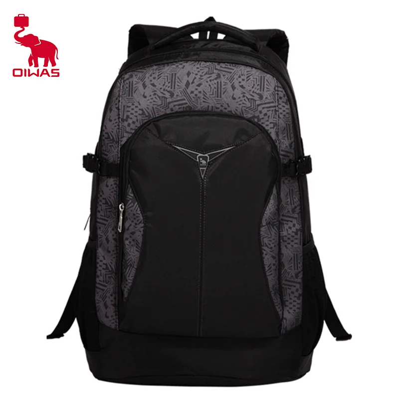 

OIWAS Men's 37L Large Capacity Backpack Notebook Hiking Traveling Bag Fashion Shoulder Mochila Nylon Women Racksacks Waterproof