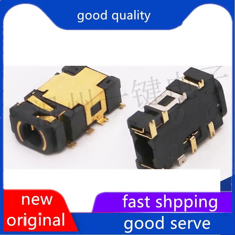 

10pcs original new PJ-5310-3.5 headphone interface 8-pin patch without fixed pin Ф 3.5MM female socket power socket