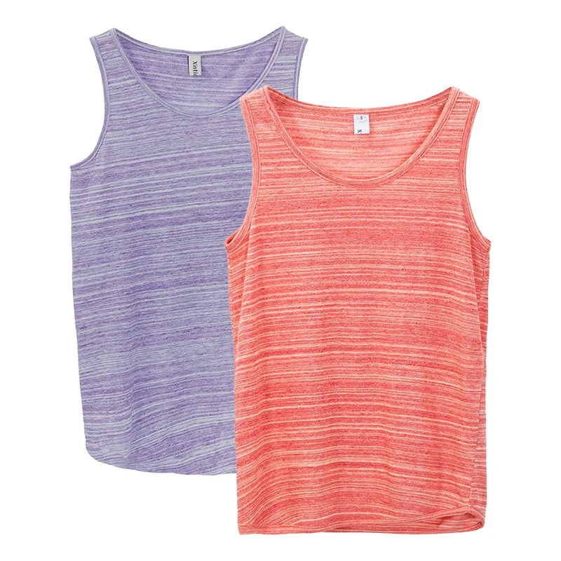 S-3XL 100% Cotton Women's Vest Summer Casual Loose Sleeveless Colorful Soft Thin Comfortable Vest Harajuku Top топ женский